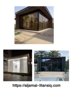 غرف نوم زجاج