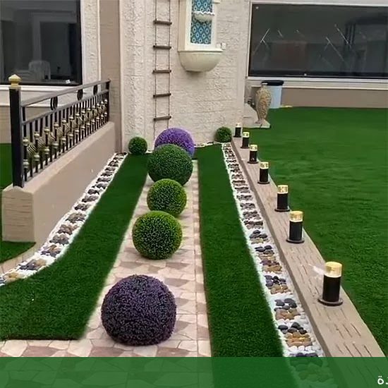 تزيين مظلات خارجية في جدة - شركة الجمال لتنسيق الحدائق بجدة