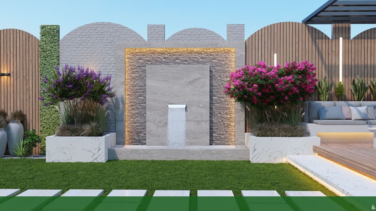 تصميم المظلات والجلسات الخارجية في - شركة الجمال لتنسيق الحدائق بجدة