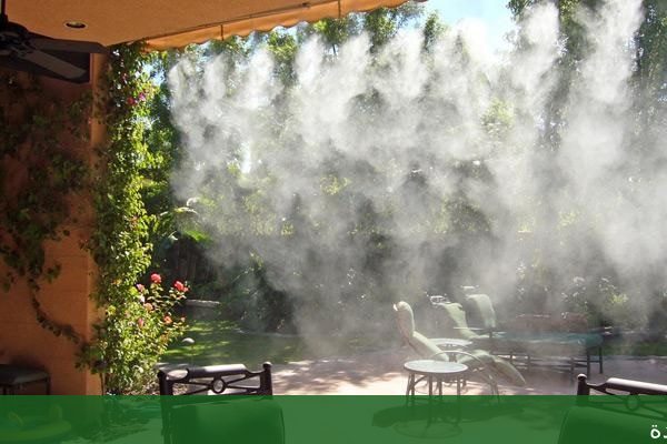 تركيب وصيانة أنظمة الرذاذ والضباب - شركة الجمال لتنسيق الحدائق بجدة