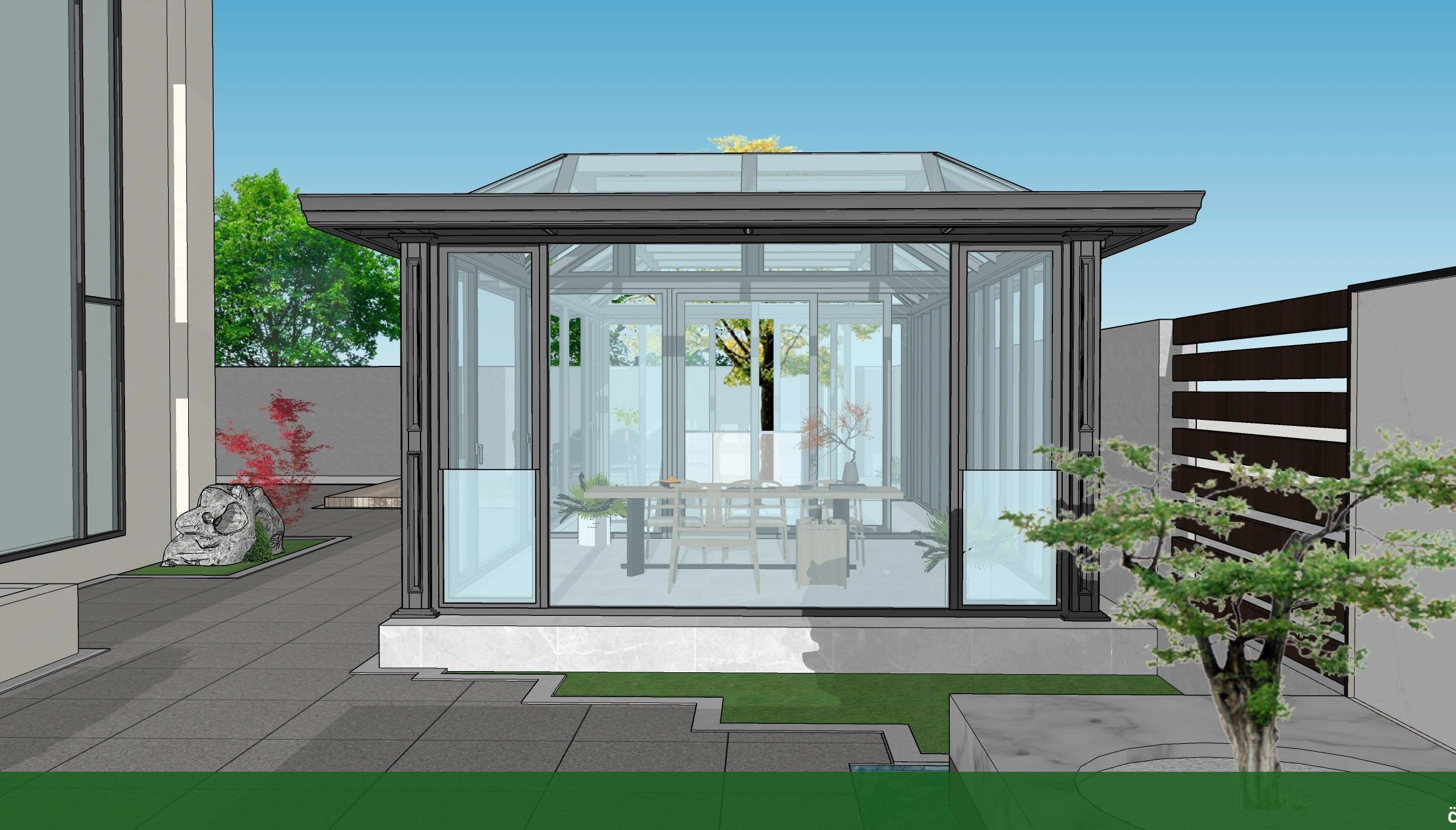 تصاميم مظلات الحدائق بجدة لإضافة - شركة الجمال لتنسيق الحدائق بجدة