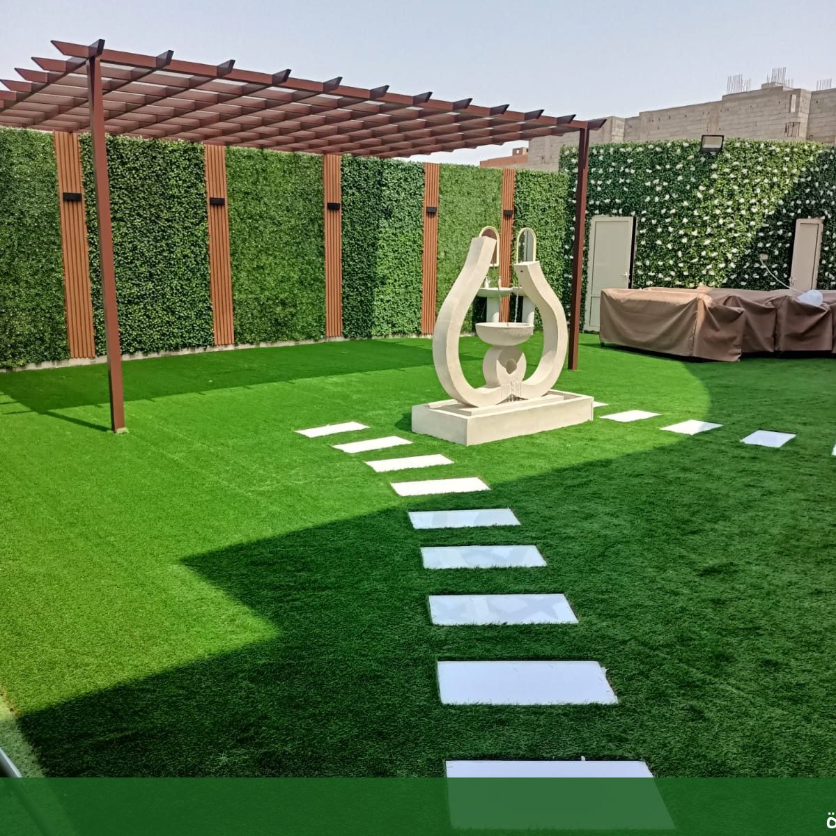 خدمات تصميم حدائق طبيعية بأفكار - شركة الجمال لتنسيق الحدائق بجدة