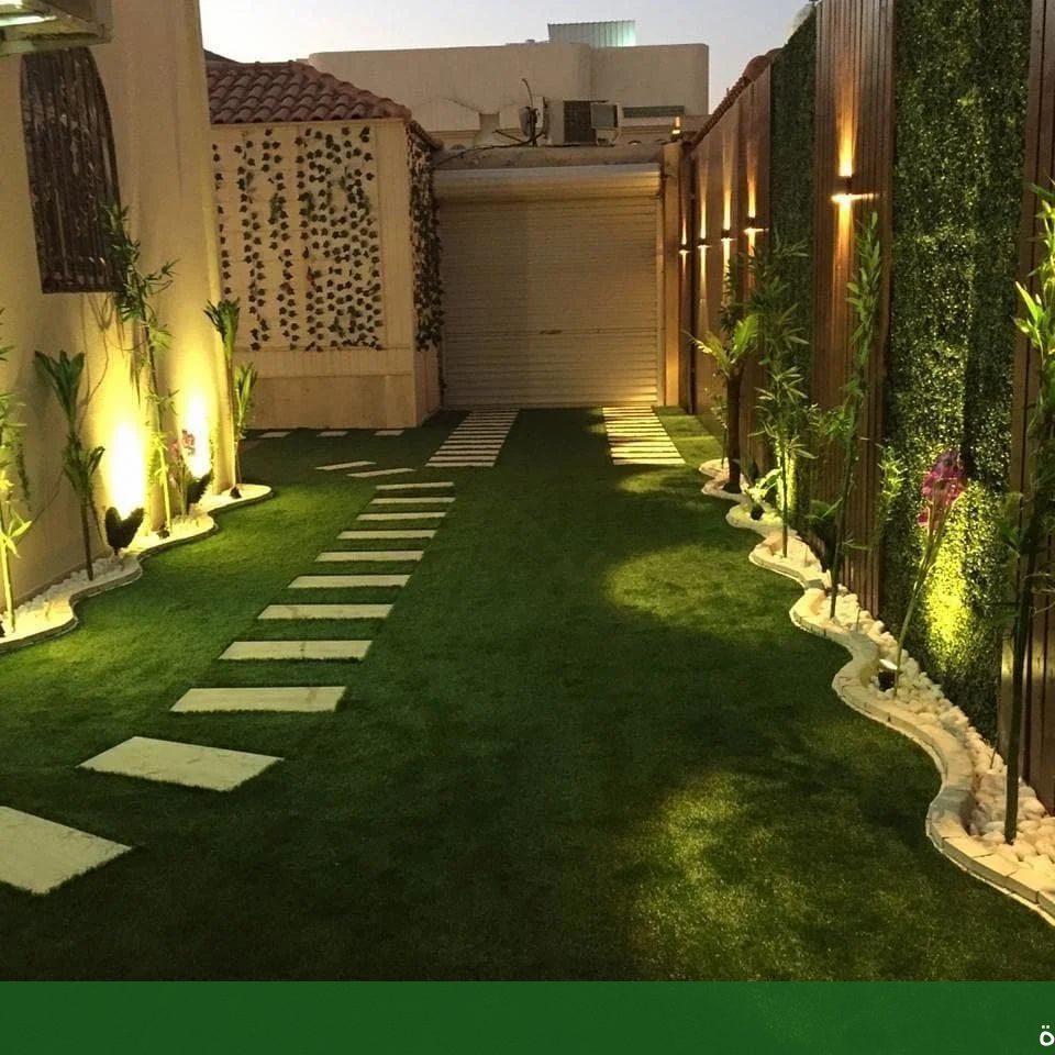 تصميم احدث شلال منزلي بجدة - شركة الجمال لتنسيق الحدائق بجدة