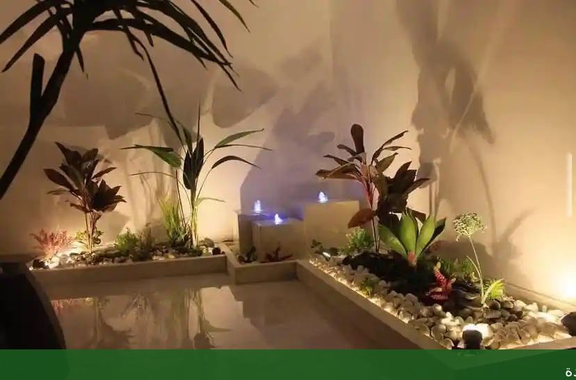 تنسيق حدائق بجدة تصميم شلال - شركة الجمال لتنسيق الحدائق بجدة