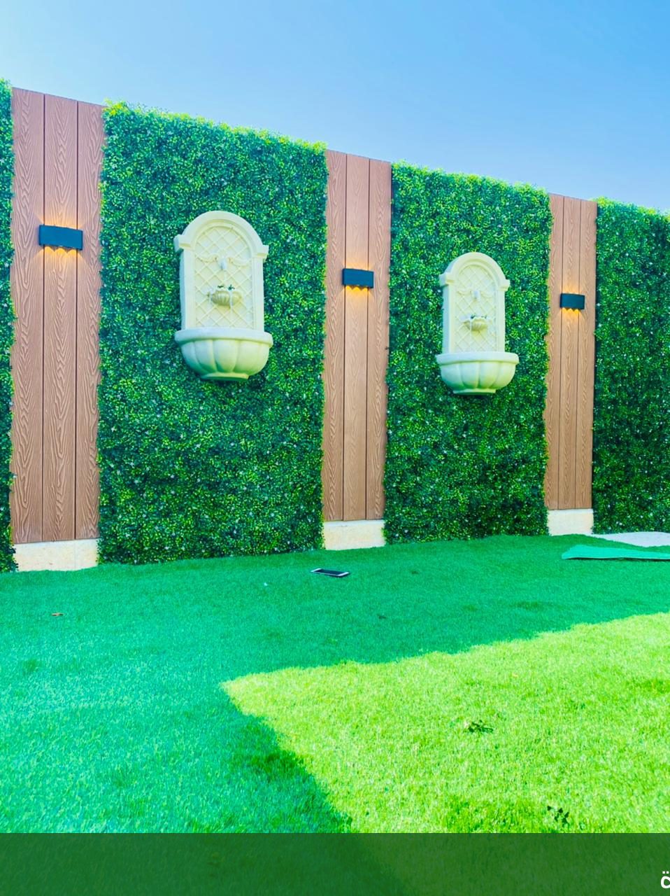 شلالات ونوافير الحائط بجدة تصميم - شركة الجمال لتنسيق الحدائق بجدة