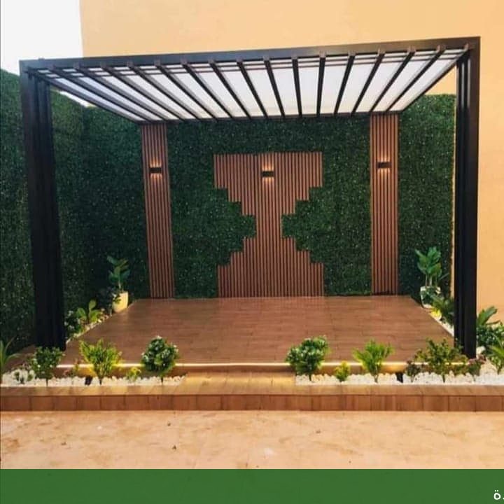 تصميم وزراعة حديقة منزلية طبيعية - شركة الجمال لتنسيق الحدائق بجدة