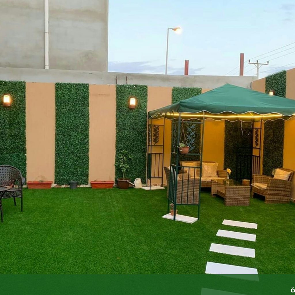 تصميم وزراعة حديقة منزلية طبيعية - شركة الجمال لتنسيق الحدائق بجدة
