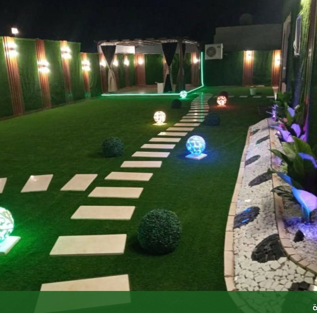 النجيل الصناعي لتجهيز وإنشاء الملاعب - شركة الجمال لتنسيق الحدائق بجدة