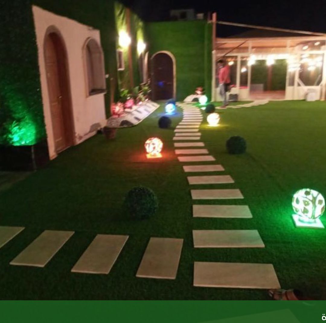 النجيل الصناعي لتجهيز وإنشاء الملاعب - شركة الجمال لتنسيق الحدائق بجدة