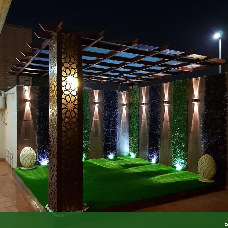تزيين الحدائق جدة تصاميم جلسات - شركة الجمال لتنسيق الحدائق بجدة