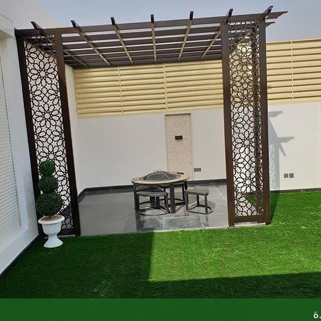 اشكال مظلات منازل تنسيق ديكورات - شركة الجمال لتنسيق الحدائق بجدة