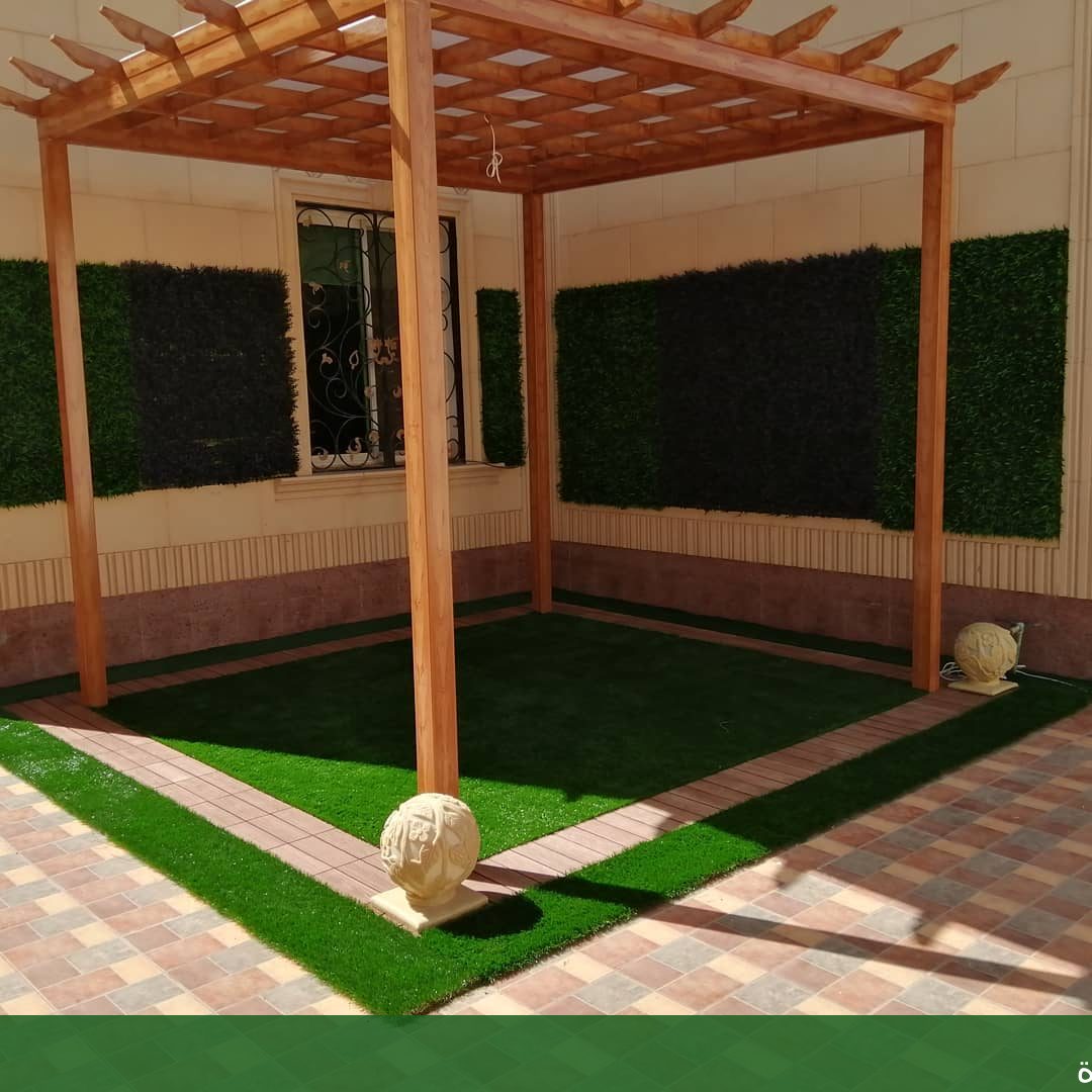 اشكال مظلات منازل تنسيق ديكورات - شركة الجمال لتنسيق الحدائق بجدة