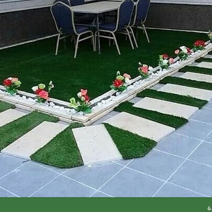 تنسيق حدائق تركيب عشب صناعي - شركة الجمال لتنسيق الحدائق بجدة