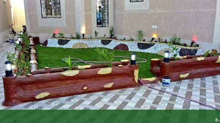 تنسيق الحدائق بجدة عمل شلالات - شركة الجمال لتنسيق الحدائق بجدة