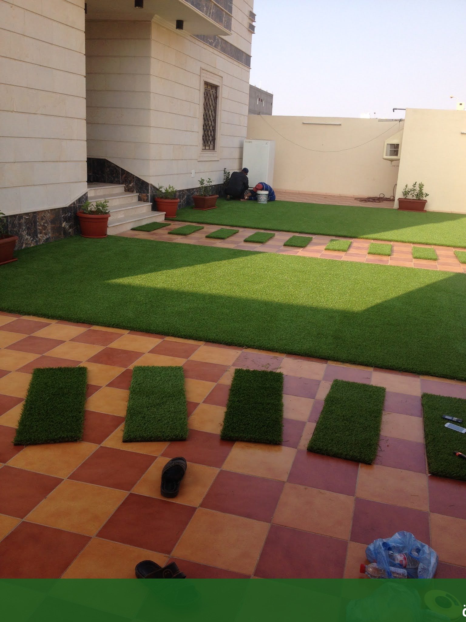 تركيب الترتان والعشب الصناعي بجدة - شركة الجمال لتنسيق الحدائق بجدة