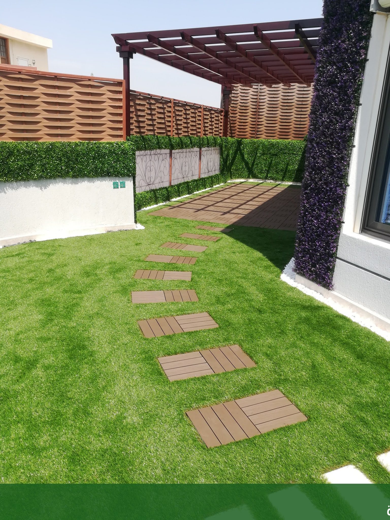 تركيب الترتان والعشب الصناعي بجدة - شركة الجمال لتنسيق الحدائق بجدة