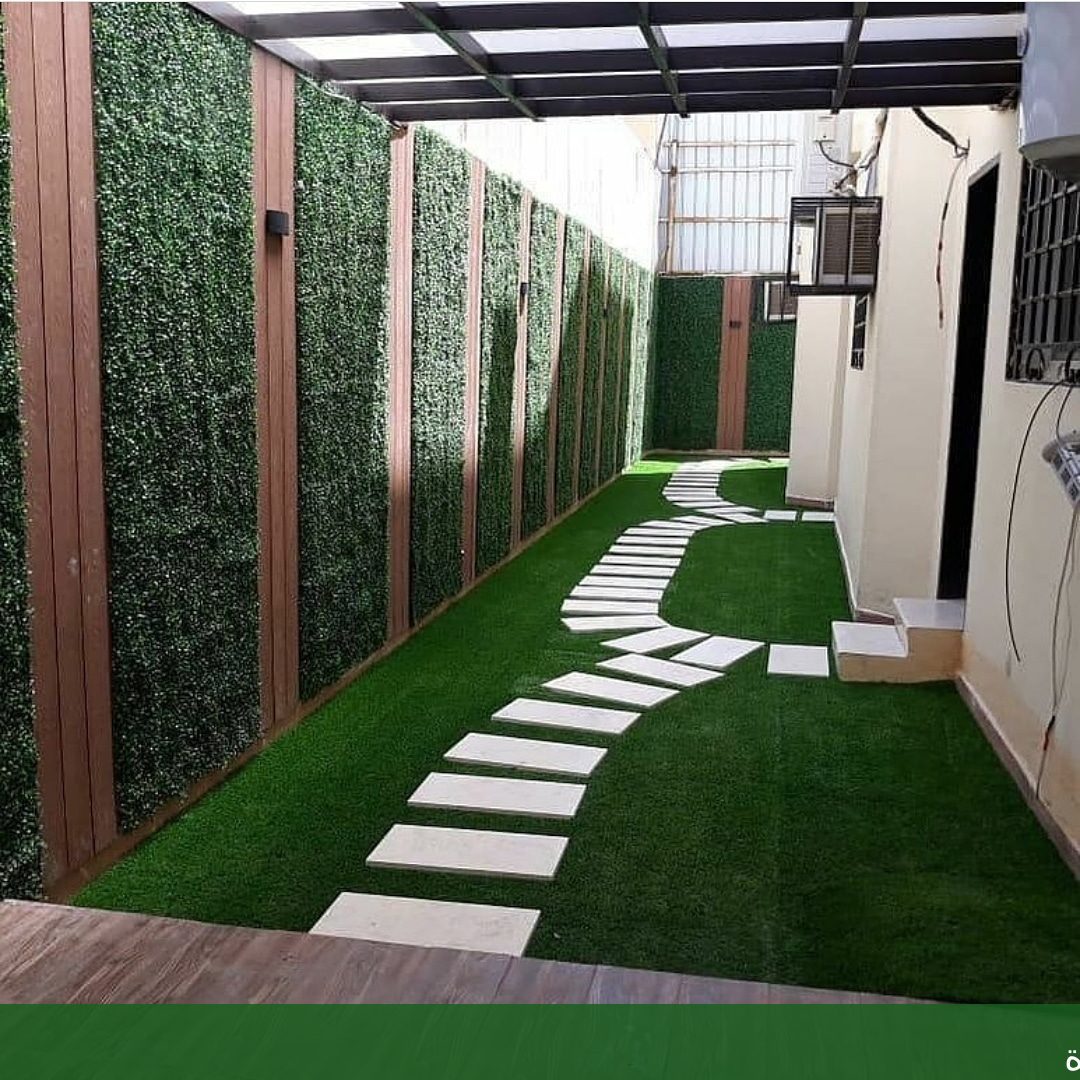 تصميم مظلات وجلسات حدائق خارجية - شركة الجمال لتنسيق الحدائق بجدة