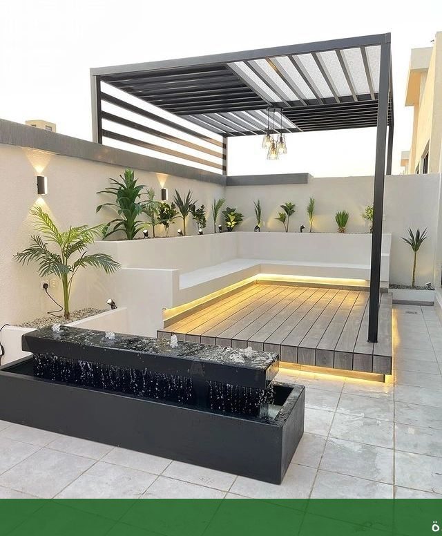 تصميم حدائق منازل في الباحه - شركة الجمال لتنسيق الحدائق بجدة