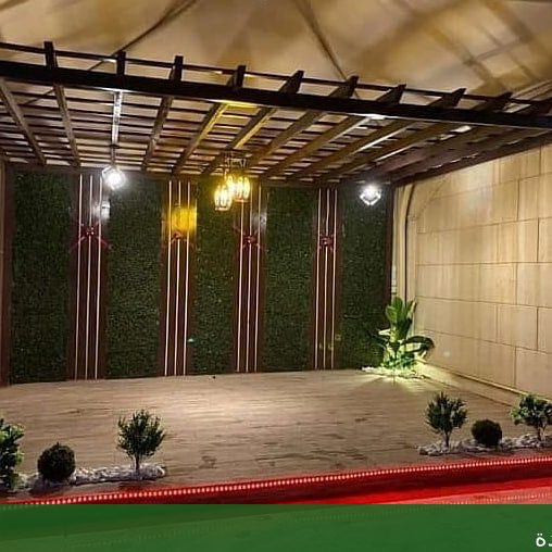 شركة تصميم حدائق أستراحات كبيرة - شركة الجمال لتنسيق الحدائق بجدة