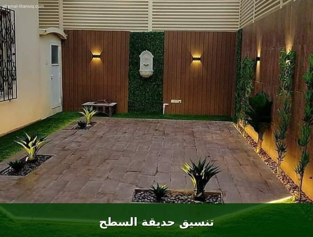 تنسيق حديقة السطح